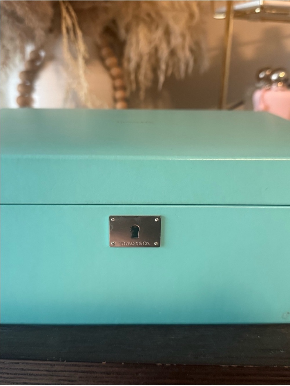 🩵 Authentic Tiffany & Co Leather Jewelry Box 🩵